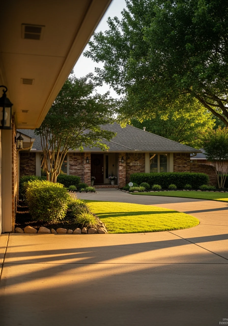 Jenks residential property showing well-maintained grounds and neighborhood setting.