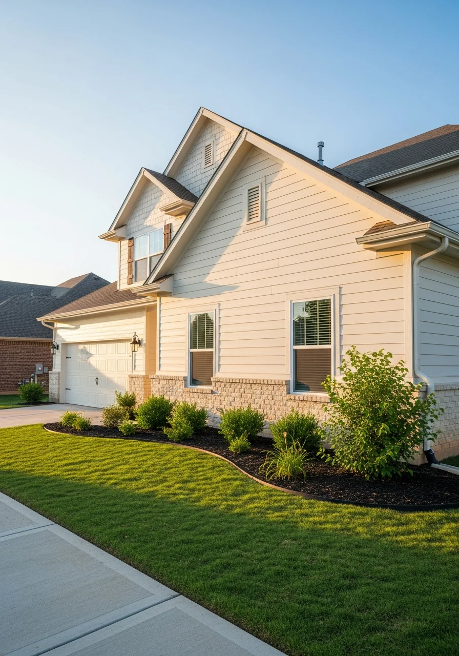 Owasso home exterior showing quality construction and typical neighborhood character.