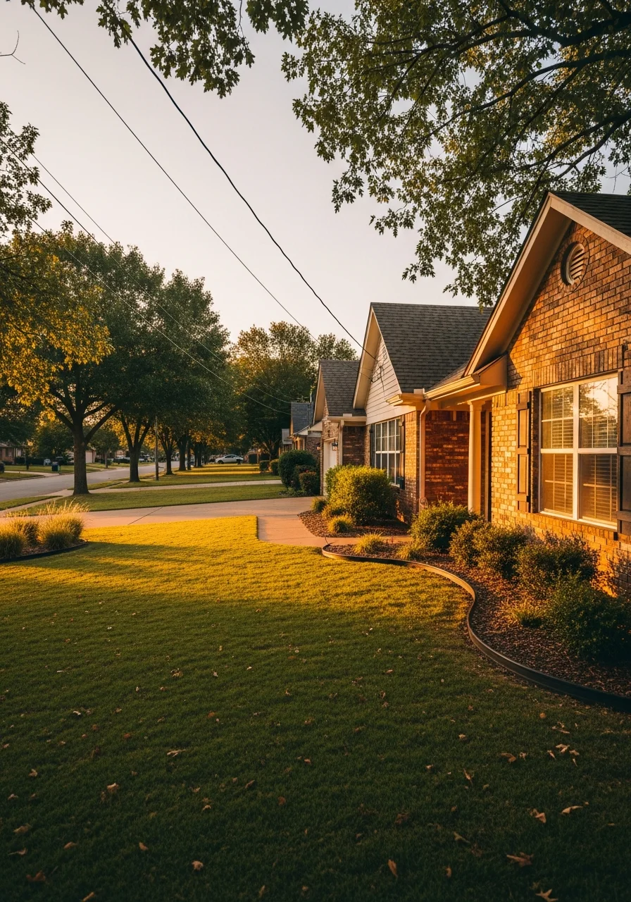 Sapulpa home exterior showing typical neighborhood character and property setting.